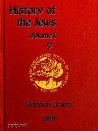 History of the Jews, Vol. 1 (of 6) book cover