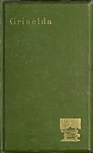 Griselda: a society novel in rhymed verse book cover