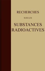 Recherches sur les substances radioactives