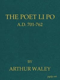 The Poet Li Po, A.D. 701-762