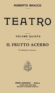 Il frutto acerbo: Commedia in tre atti book cover