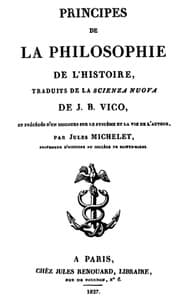 Principes de la Philosophie de l'Histoire
traduits de la 'Scienza nuova'