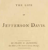 The Life of Jefferson Davis