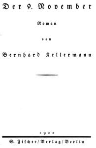 Der 9. November: Roman