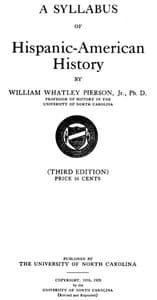A Syllabus of Hispanic-American History book cover