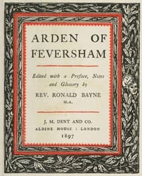 Arden of Feversham book cover