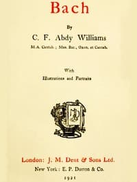 Bach book cover