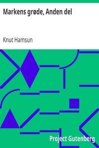 Markens grøde, Anden del book cover
