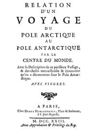 Relation d'un voyage du Pole Arctique au Pole Antarctique par le centre du monde book cover