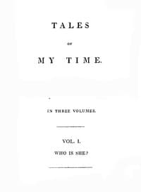 Tales of My Time, Vol. 1 (of 3)
Who Is She?