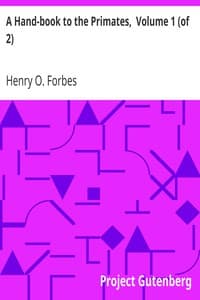 A Hand-book to the Primates,  Volume 1 (of 2)