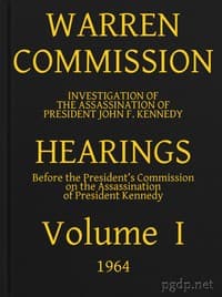 Warren Commission (01 of 26): Hearings Vol. I (of 15)
