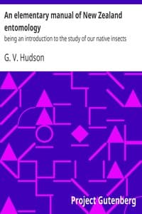 An elementary manual of New Zealand entomology