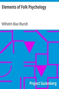 Elements of Folk Psychology
Outline of a Psychological History of the Development of Mankind book cover