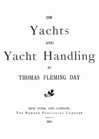 On Yachts and Yacht Handling book cover