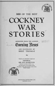 500 of the Best Cockney War Stories book cover