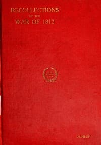 Recollections of the War of 1812