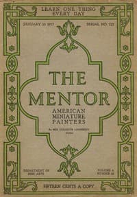 The Mentor: American Miniature Painters, January 15, 1917, Serial No. 123