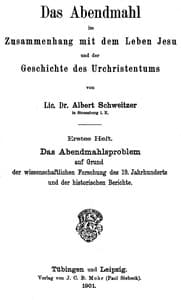 Das Abendmahl im Zusammenhang mit dem Leben Jesu und der Geschichte des Urchristentums
Erstes Heft. Das Abendmahlsproblem auf Grund der wissenschaftlichen Forschung des 19. Jahrhunderts und der historischen Berichte.