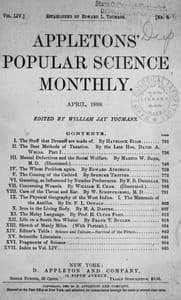 Appletons' Popular Science Monthly, April 1899
Volume LIV, No. 6, April 1899 book cover