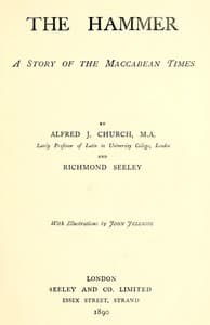 The Hammer: A Story of the Maccabean Times