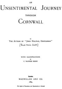 An Unsentimental Journey through Cornwall book cover