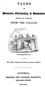 Tales of Humour, Gallantry & Romance, Selected and Translated from the Italian book cover