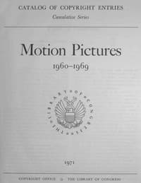 Motion pictures, 1960-1969
