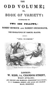 The Odd Volume; Or, Book of Variety book cover