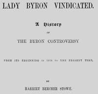Lady Byron Vindicated: A History of the Byron Controversy book cover