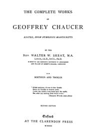 Chaucer's Works, Volume 2 — Boethius and Troilus book cover