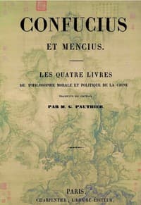 Les quatre livres de philosophie morale et politique de la Chine book cover