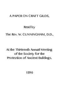 Craft Gilds book cover