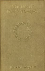 The Life of Francis Thompson book cover