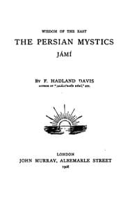 The Persian Mystics: Jámí