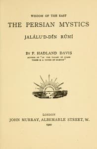 The Persian Mystics: Jalálu'd-dín Rúmí