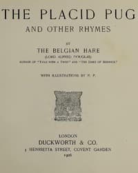 The Placid Pug, and Other Rhymes book cover