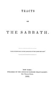 Tracts on the Sabbath