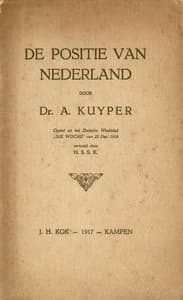 De positie van Nederland