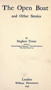 The Open Boat and Other Stories book cover