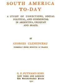 South America to-day book cover