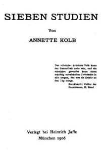 L'Âme aux deux patries: Sieben Studien book cover