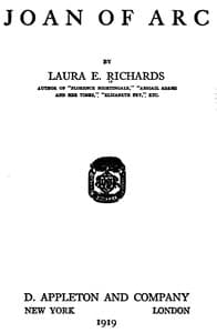 Joan of Arc book cover