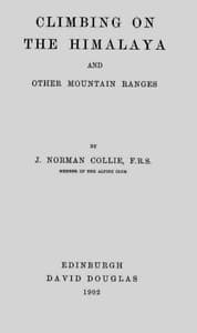 Climbing on the Himalaya and Other Mountain Ranges book cover