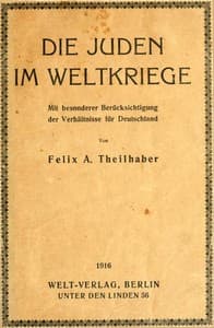 Die Juden Im Weltkriege