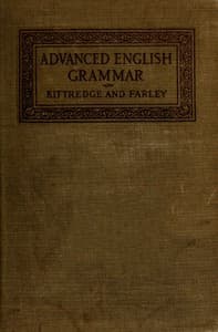 An Advanced English Grammar with Exercises book cover