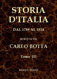 Storia d'Italia dal 1789 al 1814, tomo III