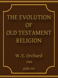 The Evolution of Old Testament Religion