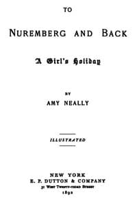 To Nuremberg and Back: A Girl's Holiday book cover