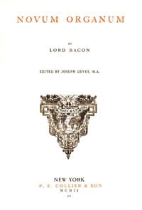 Novum Organum; Or, True Suggestions for the Interpretation of Nature book cover